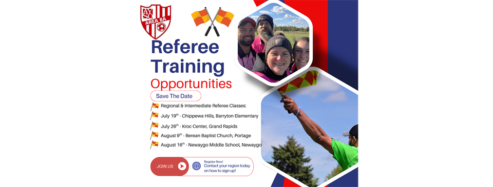 Be a Hero on the field-Become an AYSO Referee!